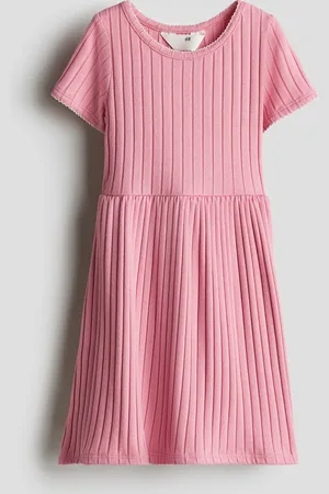 H&M Sukienka z dzianiny w prążki