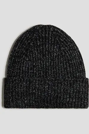 H&M Odblaskowa czapka z dzianiny w prążki