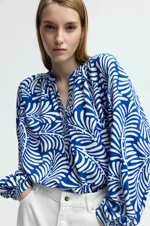 H&M Bluzka z baloniastym rękawem