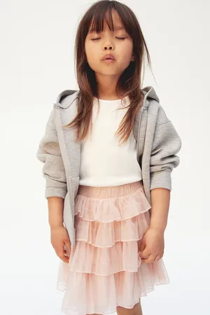 H&M Falbaniasta spódnica z organzy