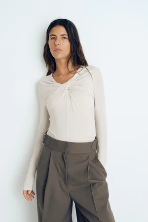 H&M Top ze skręconym detalem