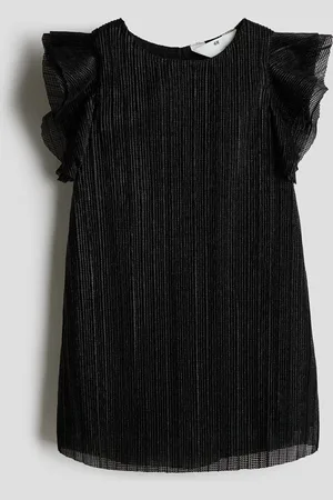 H&M Plisowana sukienka trapezowa