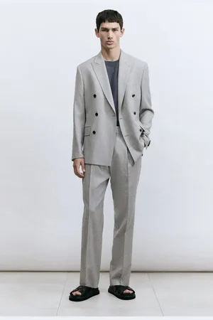 H&M Spodnie z domieszką wełny Regular Fit