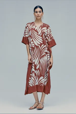 H&M Satynowa sukienka tunikowa