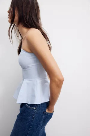 H&M Top bandeau z baskinką