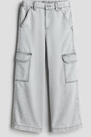 H&M Szerokie spodnie cargo