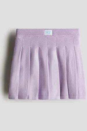 H&M Plisowana spódnica dzianinowa