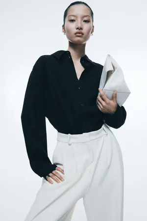 H&M Koszula z domieszką lnu