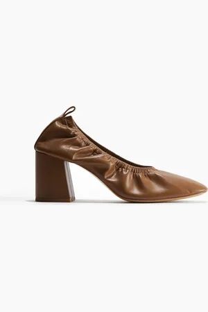 H&M Czółenka na klockowym obcasie