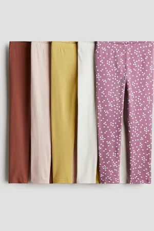 H&M Dżersejowe legginsy 5-pak