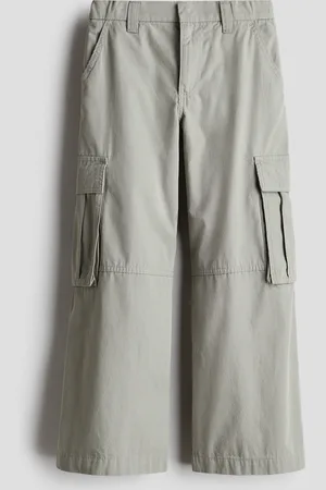H&M Szerokie spodnie cargo