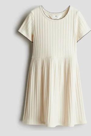 H&M Sukienka z dzianiny w prążki