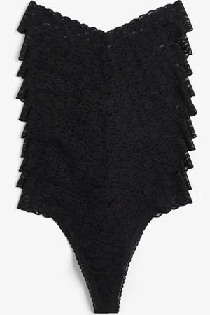 H&M Koronkowe figi thong 10-pak