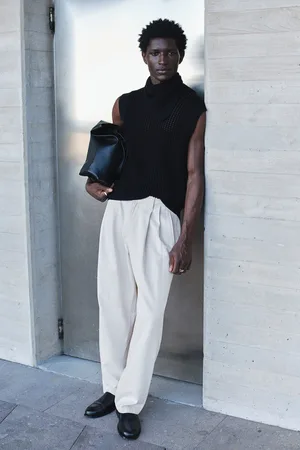 H&M Spodnie z denimu Relaxed Fit