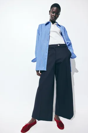 H&M Szerokie eleganckie spodnie