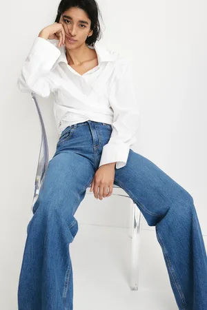 H&M Wide High Jeans