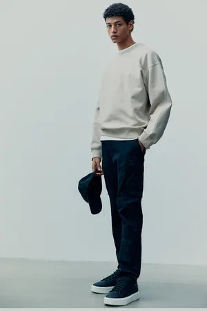 H&M Spodnie cargo z materiału ripstop Slim Fit