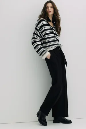 H&M Eleganckie spodnie z paskiem