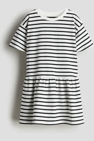 H&M Sukienka z bawełnianego dżerseju