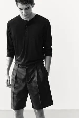 H&M Top z dżerseju w prążki Slim Fit