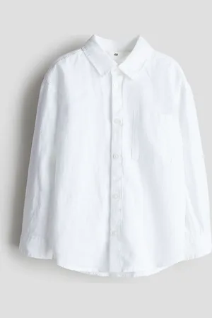 H&M Koszula z domieszką lnu