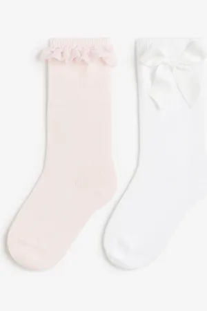 H&M Podkolanówki 2-pak