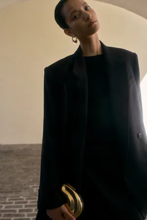 H&M Marynarka z domieszką lnu
