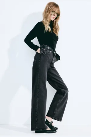 H&M Wide High Jeans