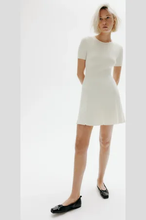 H&M Sukienka z dzianiny w prążki