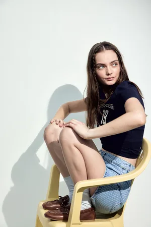 H&M T-shirt w prążki