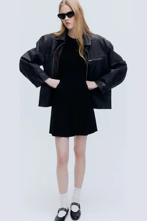 H&M Sukienka z dzianiny w prążki