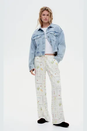 H&M Proste spodnie ze sznurkiem