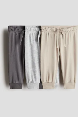 H&M Joggersy z bawełnianego dżerseju 3-pak