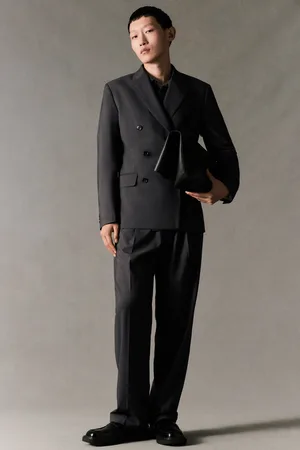 H&M Spodnie garniturowe Relaxed Fit