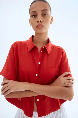 H&M Koszula z domieszką lnu