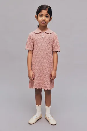 H&M Sukienka z ażurowej dzianiny