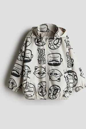 H&M Kurtka wiatrówka z nadrukiem
