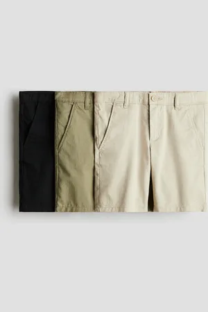 H&M Bawełniane szorty chinos 3-pak