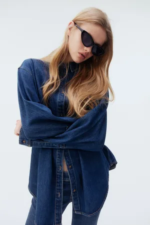 H&M Dżinsowa koszula oversize