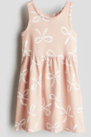 H&M Bawełniana sukienka we wzory
