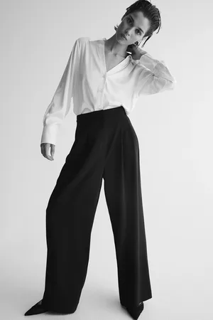 H&M Szerokie spodnie