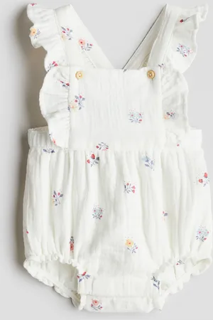 H&M Bawełniane szorty ogrodniczki