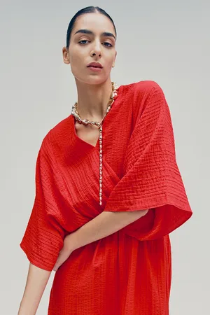 H&M Tunikowa sukienka z zaznaczoną talią