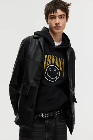 H&M Bluza z kapturem i nadrukiem Oversized Fit