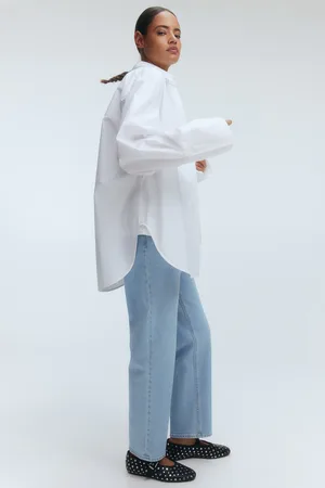 H&M MAMA Straight Ankle Jeans