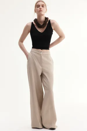 H&M Szerokie eleganckie spodnie