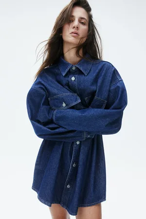H&M Koszula dżinsowa oversize