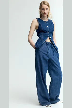 H&M Dżinsowe spodnie ze sznurkiem Feather Soft