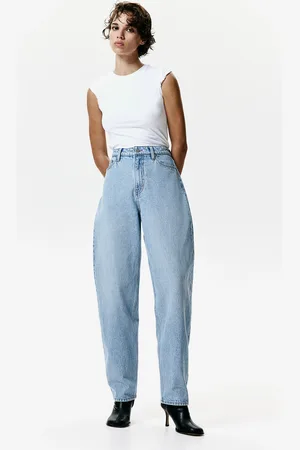H&M Barrel Leg High Jeans