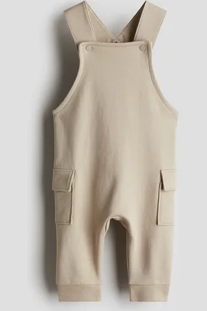 H&M Dresowe spodnie ogrodniczki